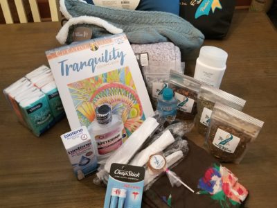 Picture of donated items to Paula's Promise